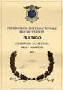 1977 - BULTACO, CAMPEONA DEL MUNDO DE TRIAL, FIM